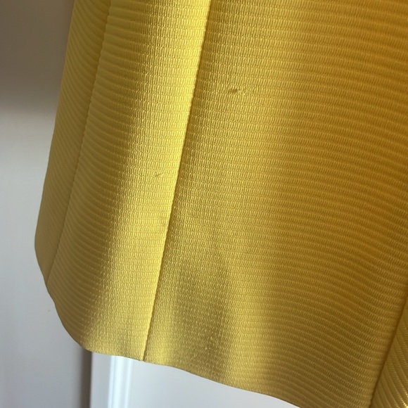 Lilli Ann Floral Knit Orange and Yellow Dress and Coat Set - Picture 7 of 10